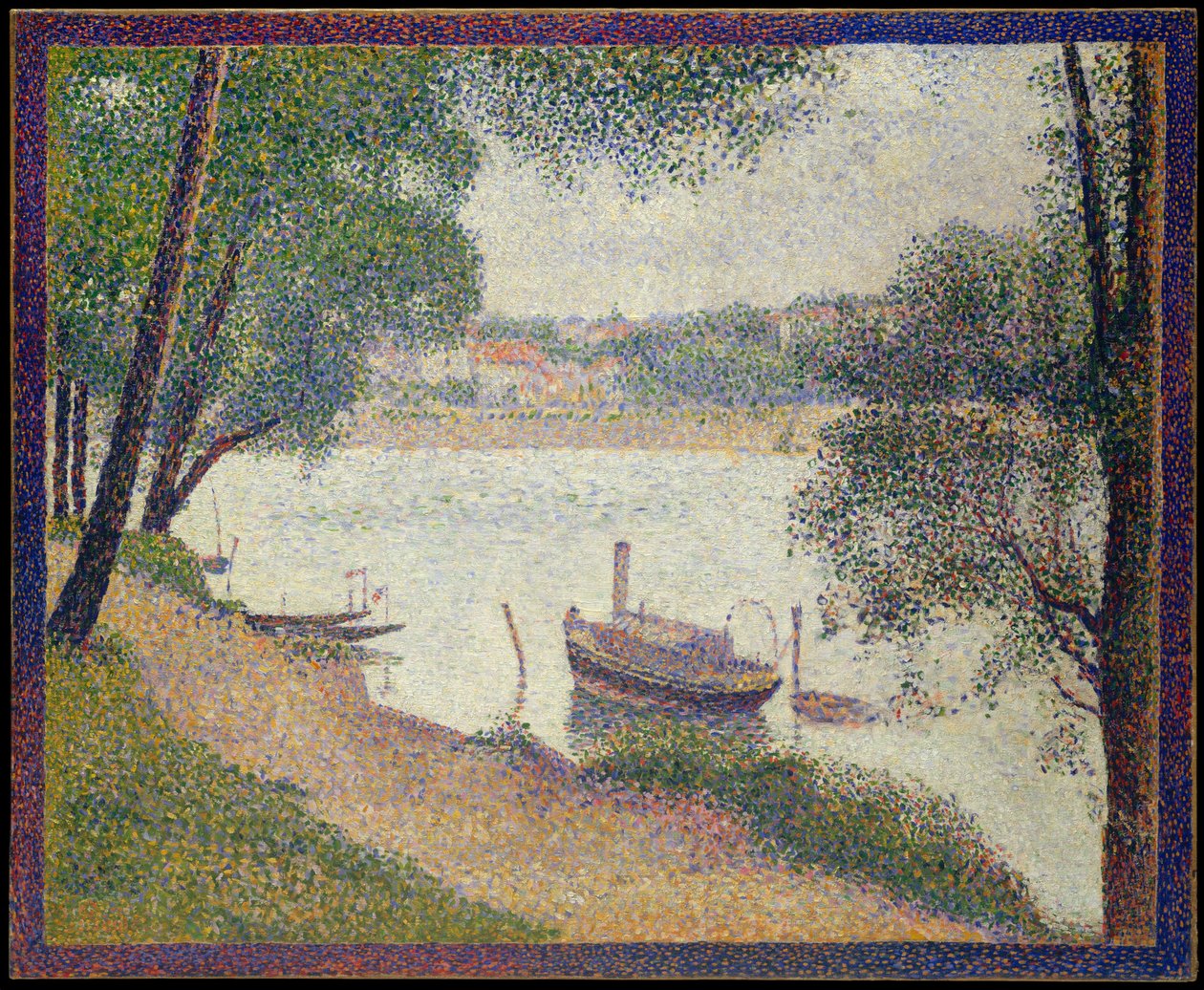 Temps gris, Grande Jatte - Georges Seurat