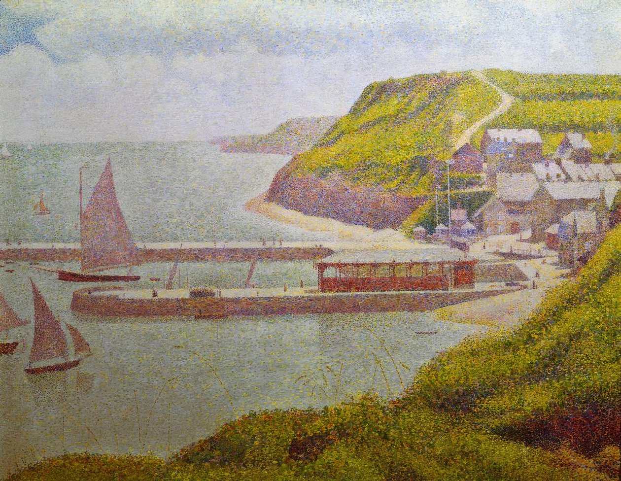 Port-en-Bessin, avant-port, marée haute (Calvados) - Georges Seurat