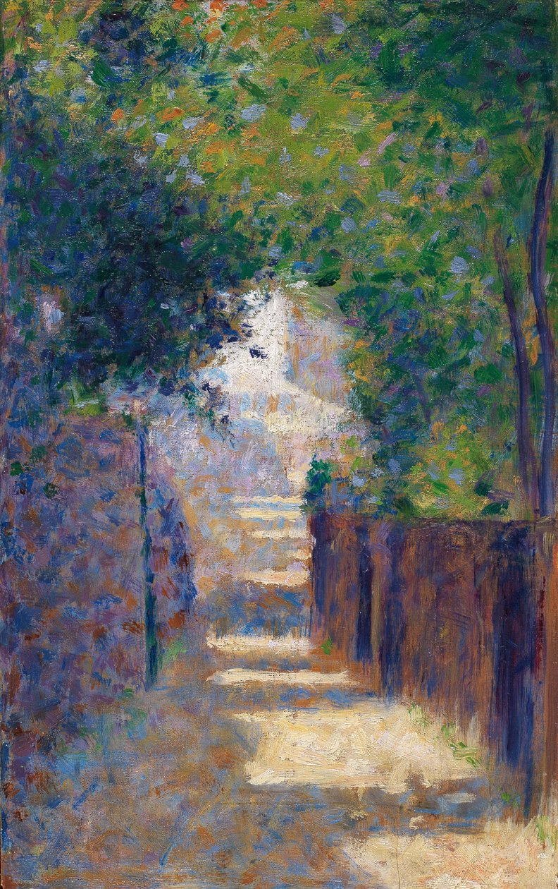 Rue St. Vincent au printemps, vers 1884 - Georges Seurat