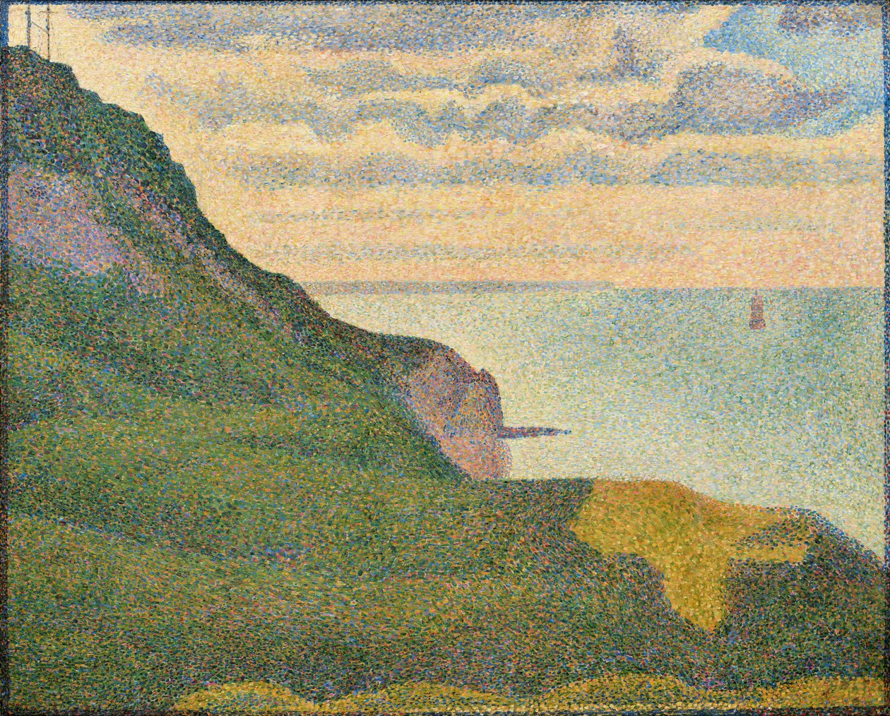 Marine à Port-en-Bessin, Normandie - Georges Seurat