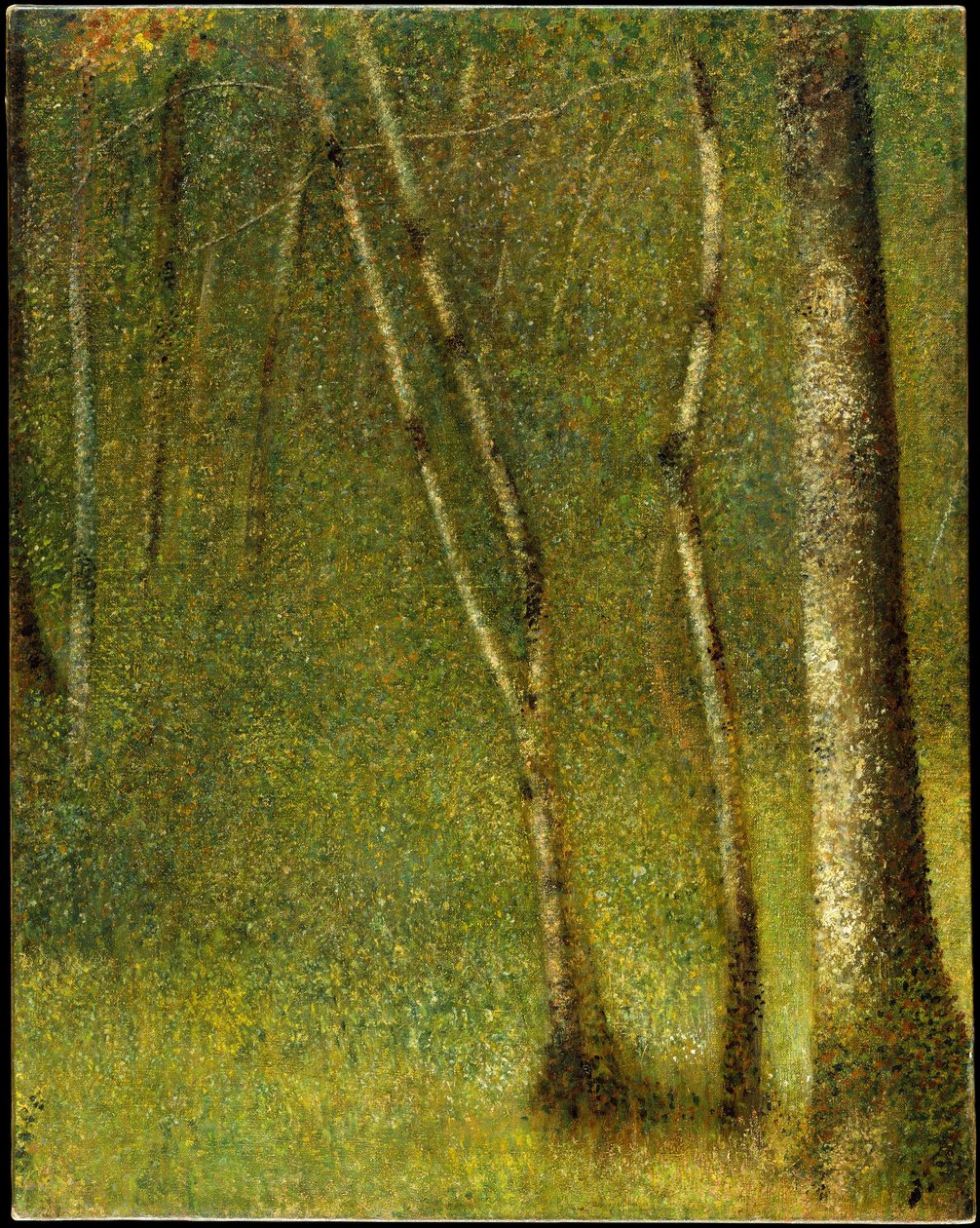 La forêt à Pontaubert - Georges Seurat