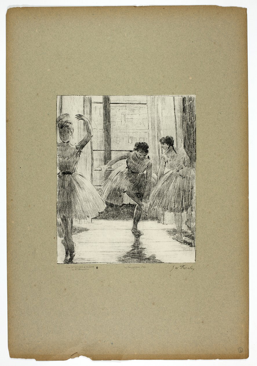 Avant le cours de danse classique - Georges William Thornley