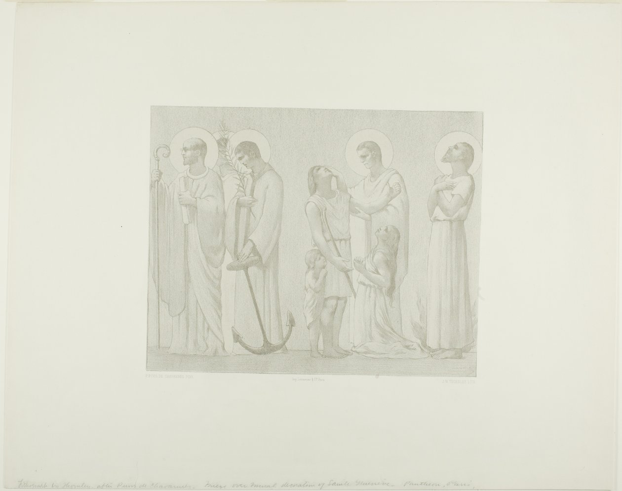 Saints légendaires de France (frise centrale) - Georges William Thornley