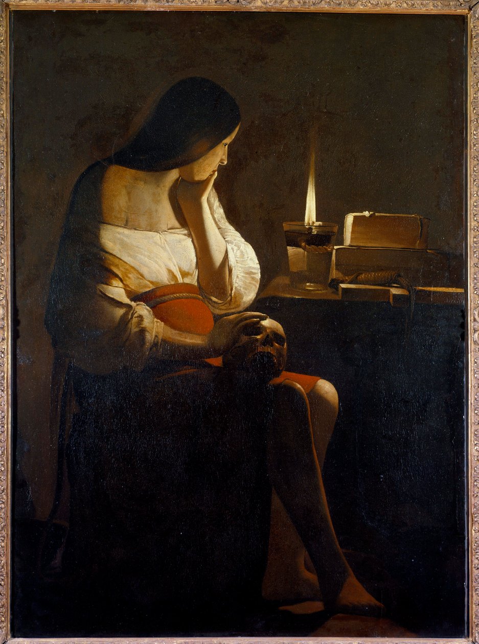 La Madeleine à la veilleuse - Georges de La Tour