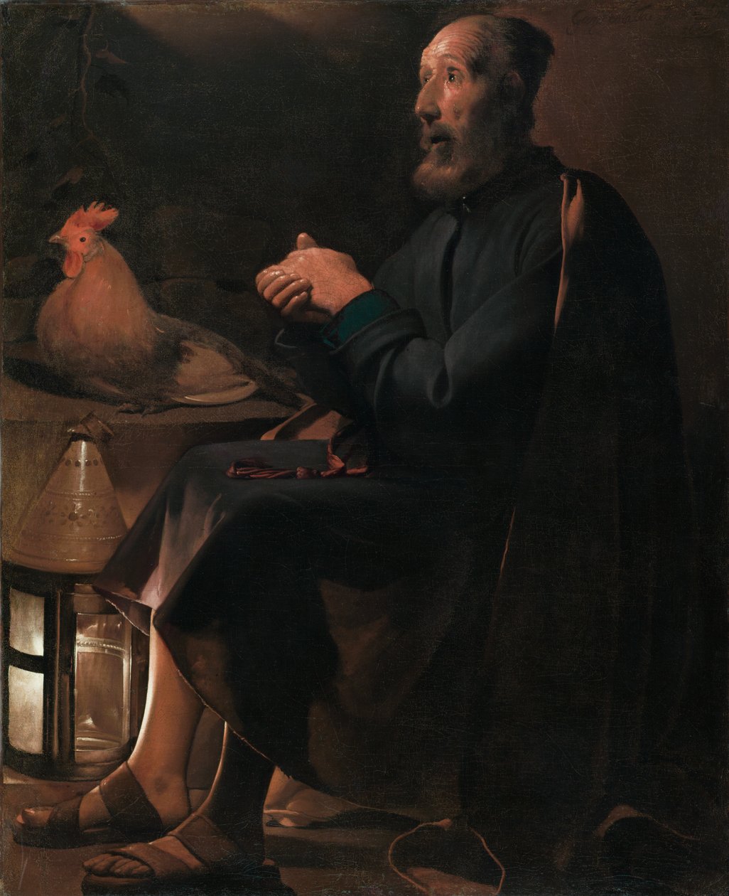 Saint Pierre repentant - Georges de La Tour