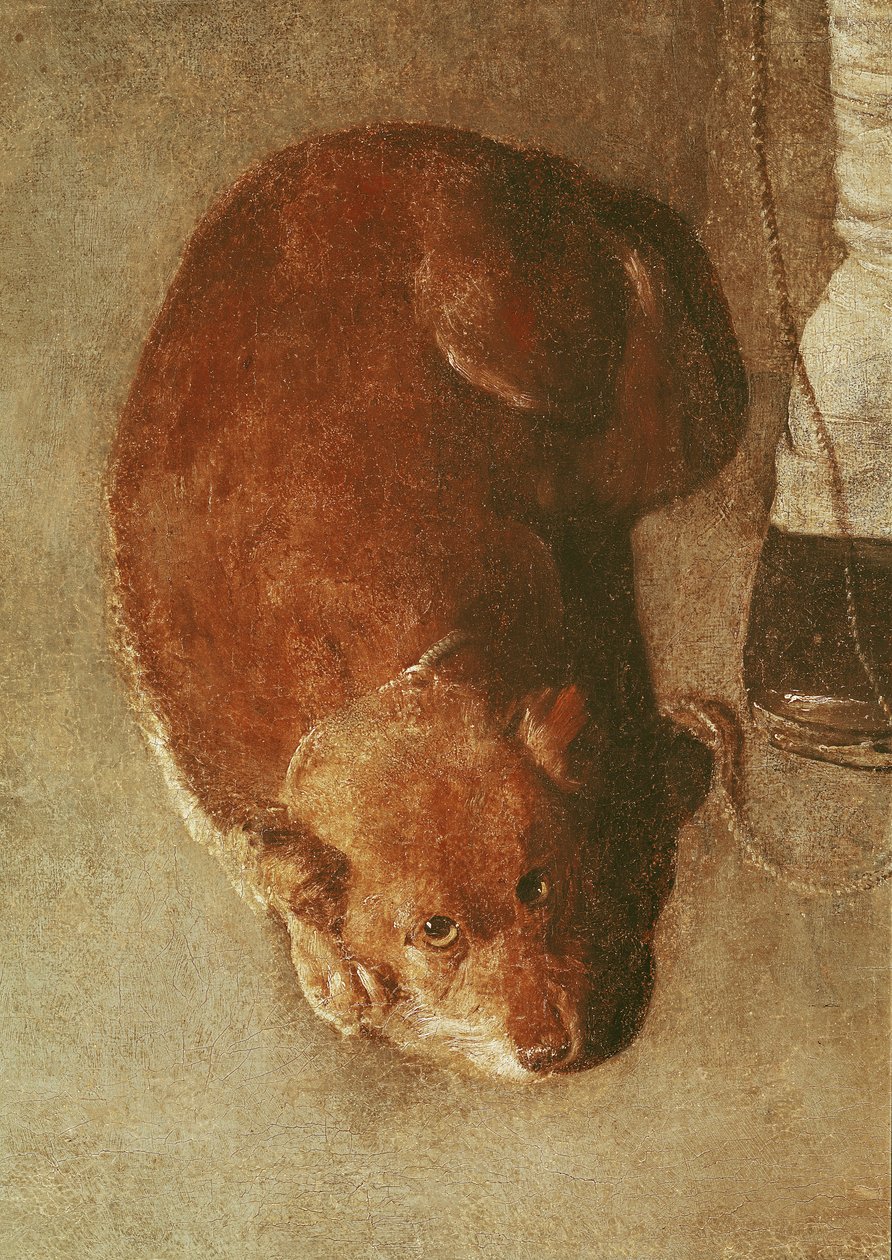 Le joueur de vielle avec son chien, c.1620 (détail) - Georges de La Tour