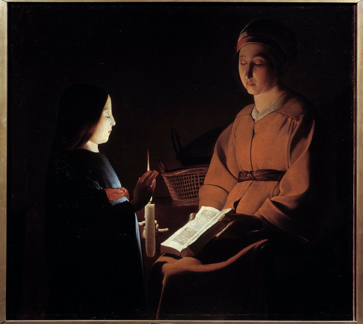 Éducation de la Vierge - Georges de la (after) Tour