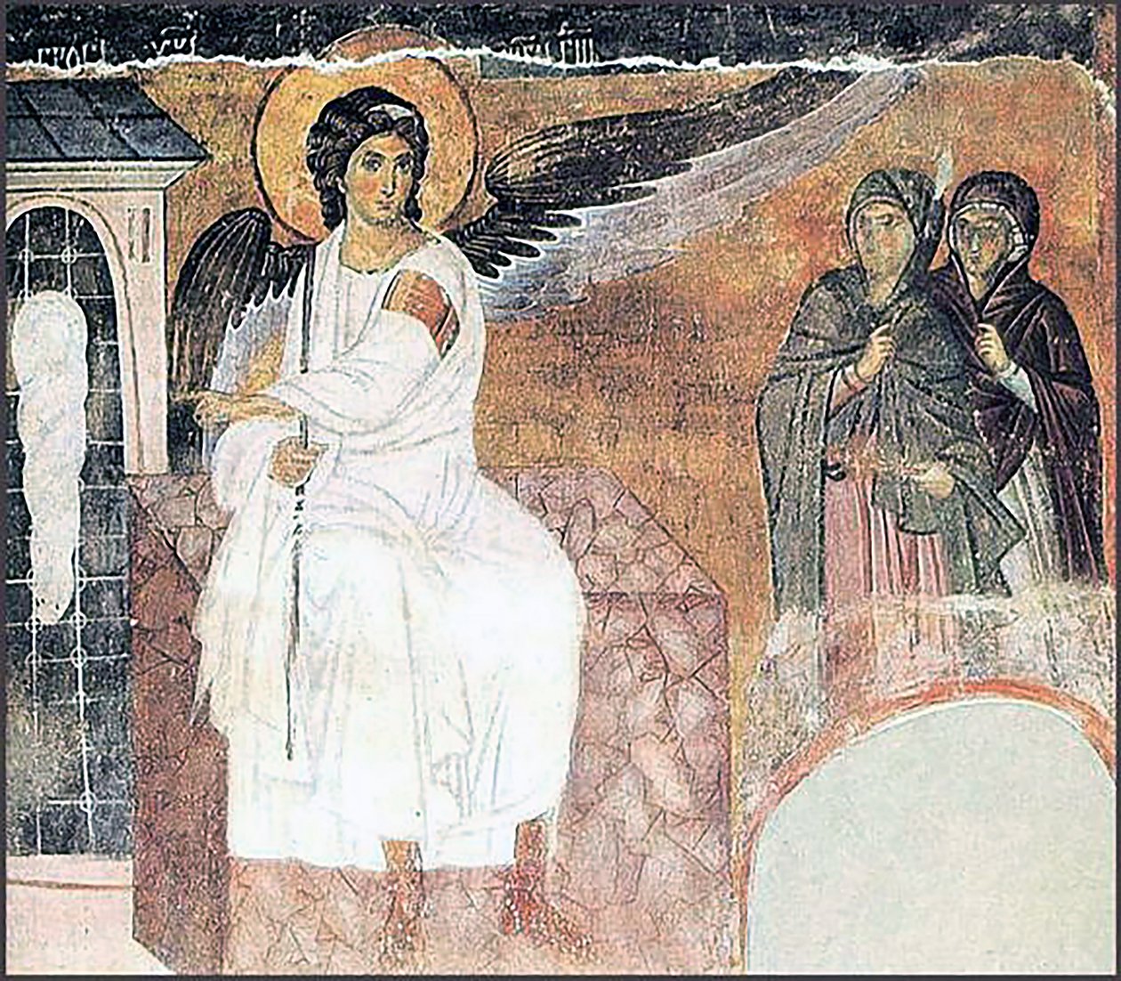 Ne craignez rien - Ange blanc du monastère de Mileševa, Serbie, 1230 (41308190241) - Georgia Levan Ramishvili from Tbilisi