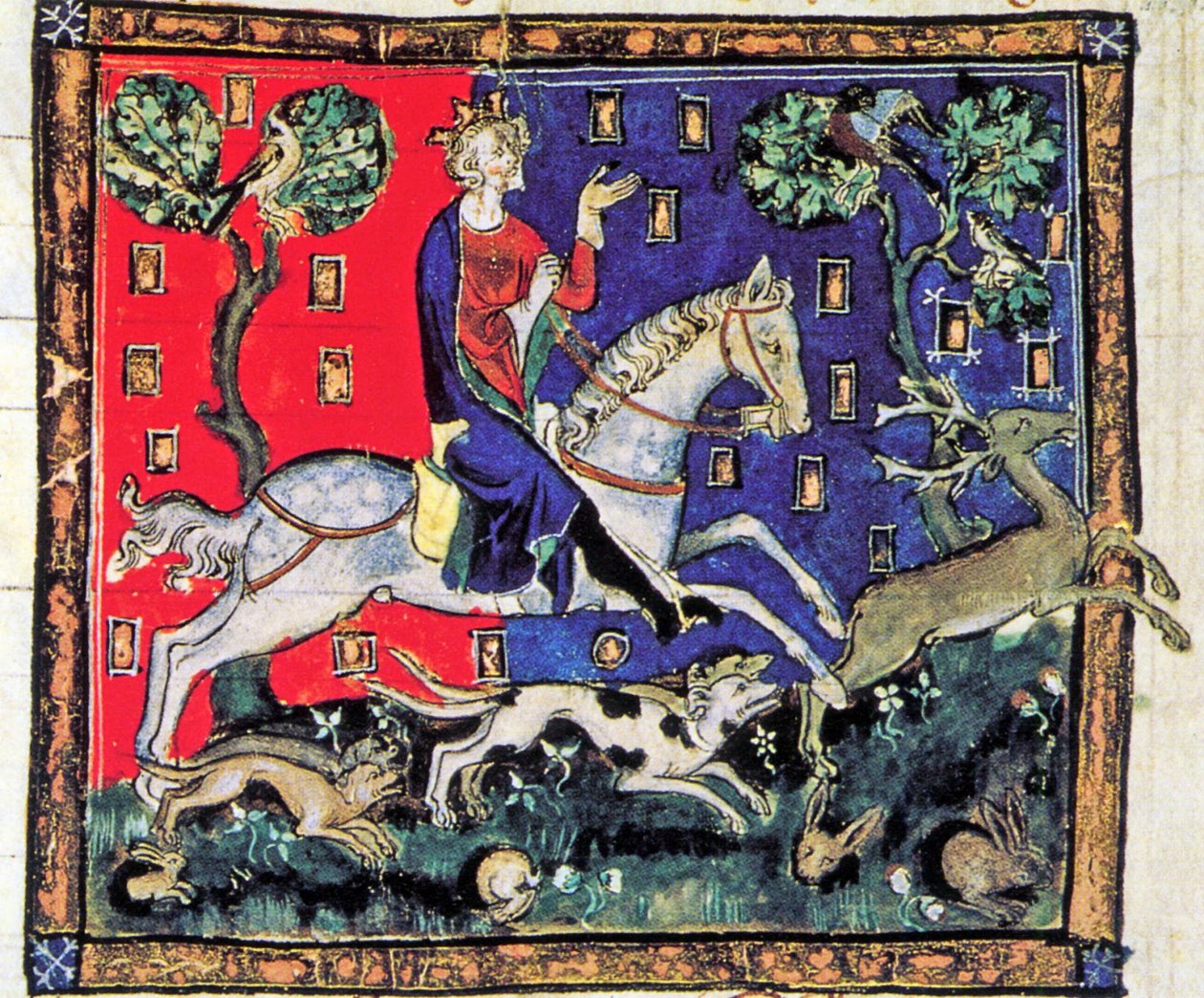 Roi Jean, chasse à courre, De Rege Johanne, 1300-1400 (26101230351) - Georgia Levan Ramishvili from Tbilisi