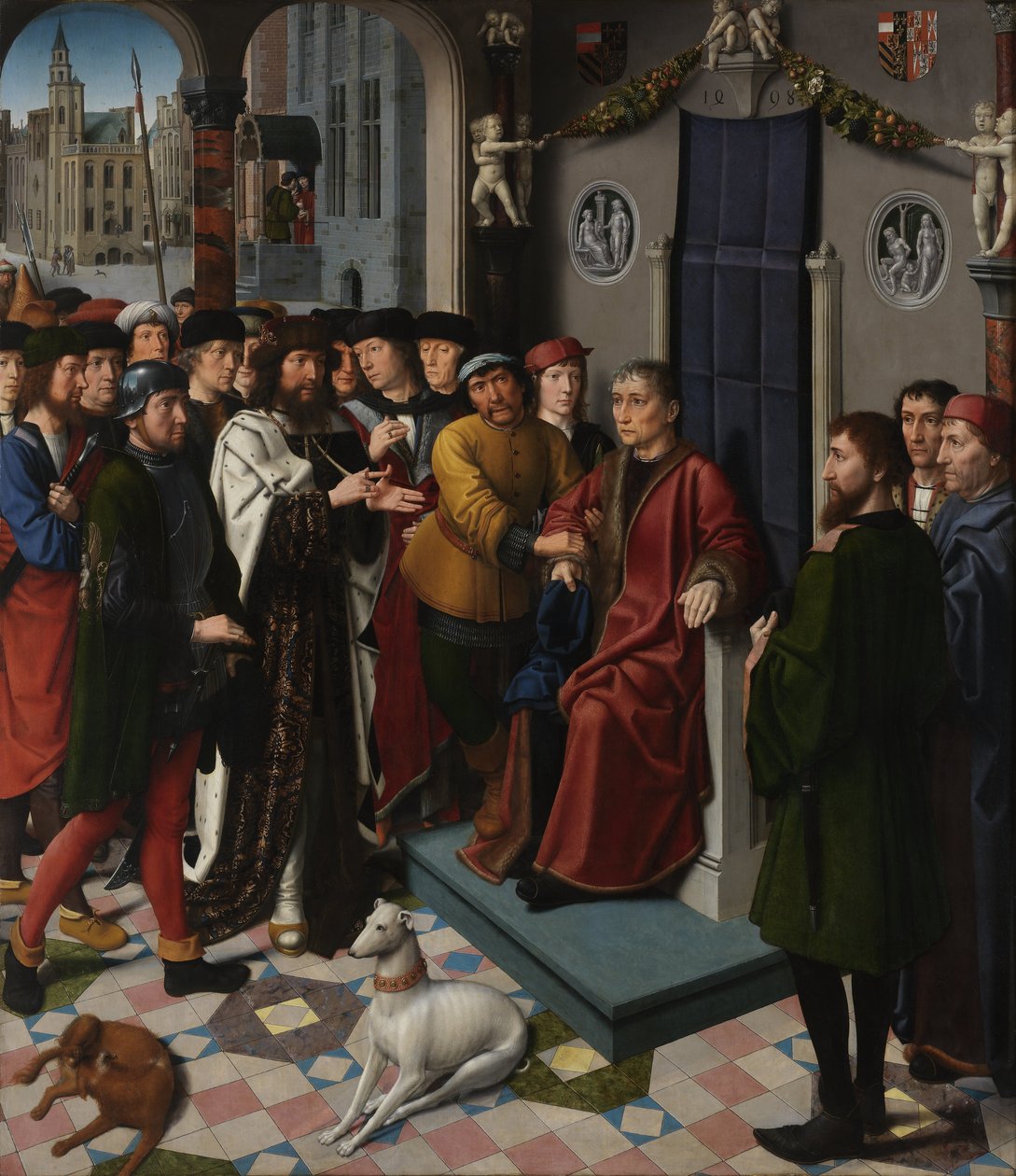 Diptyque de la justice pour la salle du conseil de l