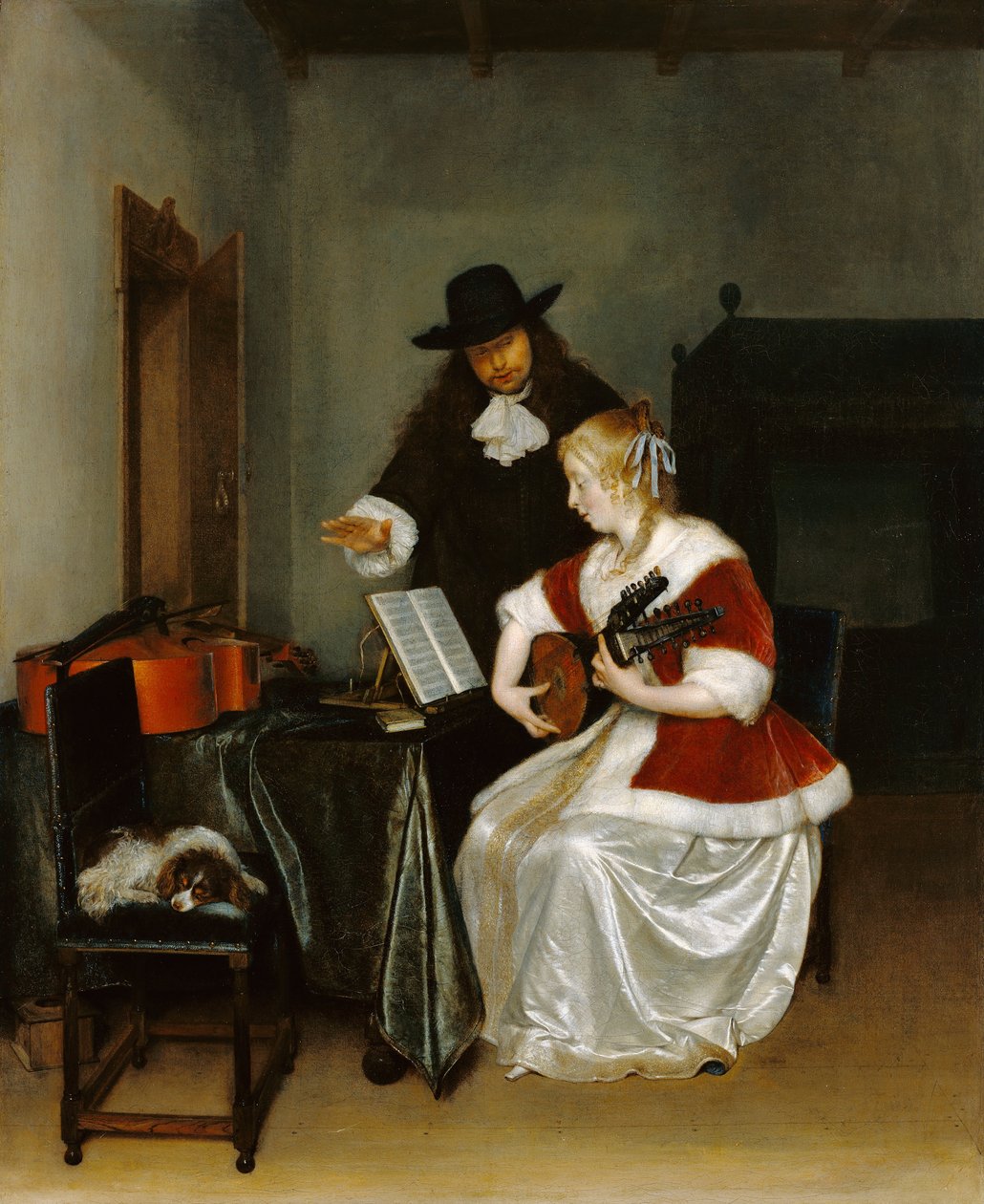 La Leçon de musique - Gerard ter Borch
