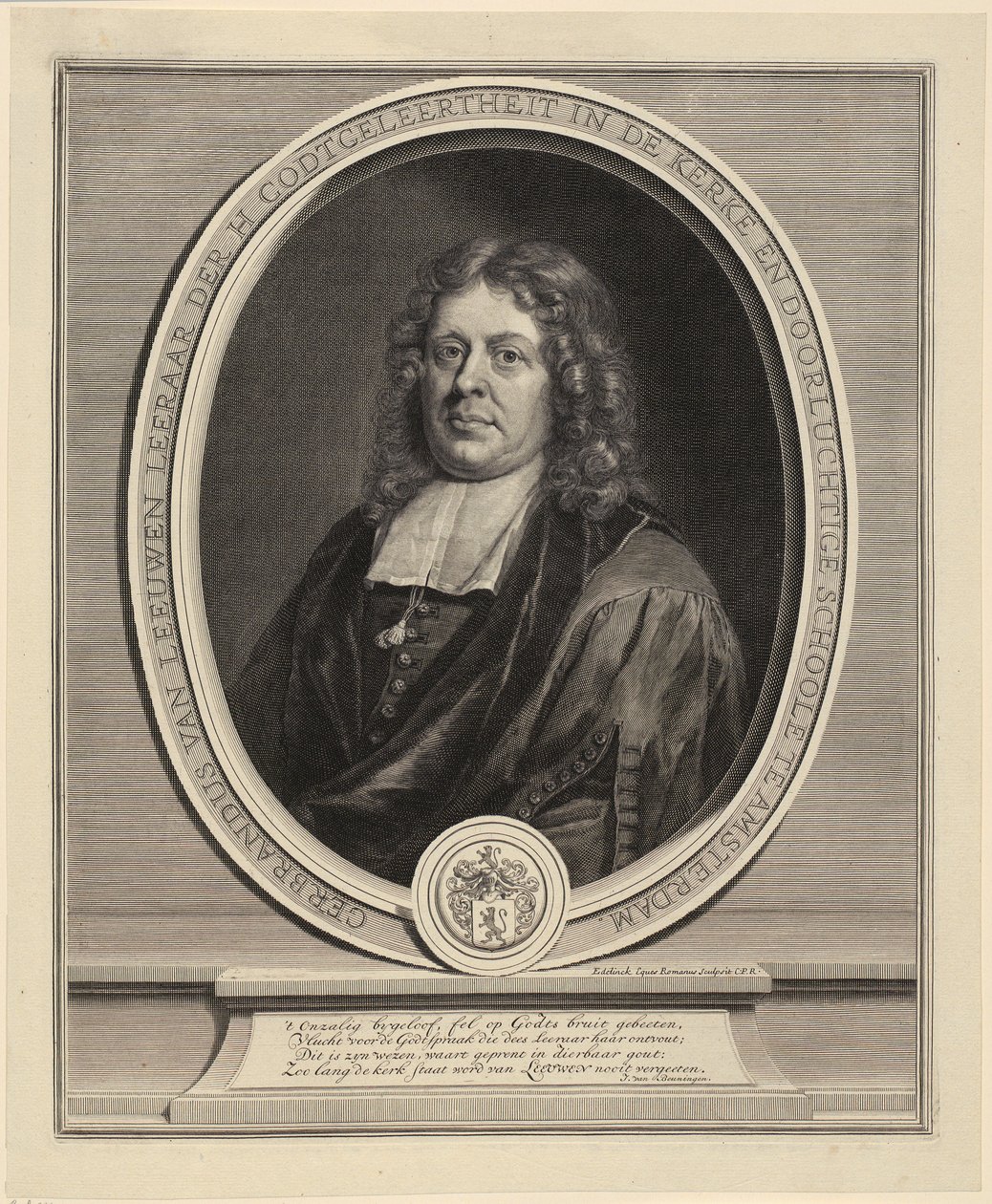 Portrait de Jules-Paul de Lionne - Gérard Edelinck