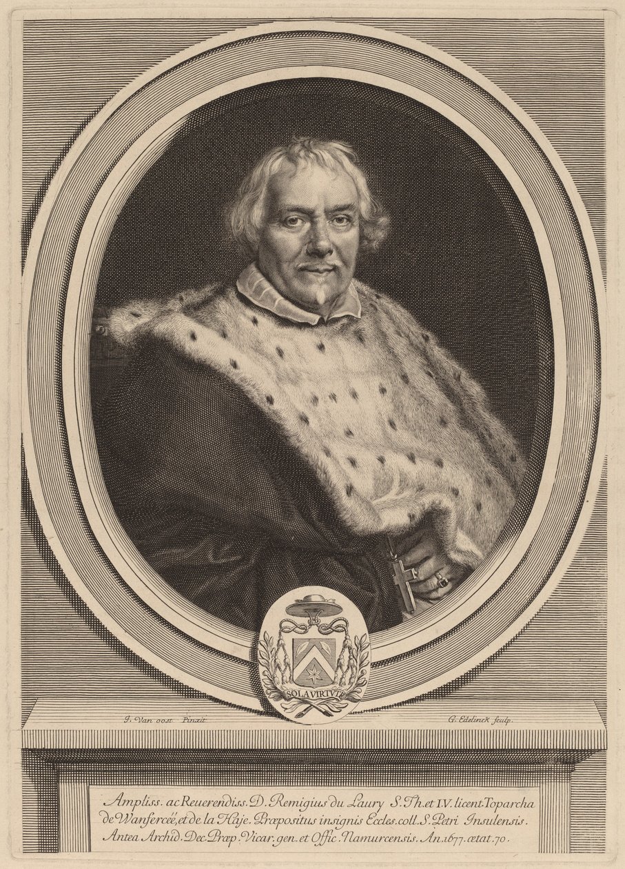 Rémi Du Laury - Gerard Edelinck after Jacob van Oost II