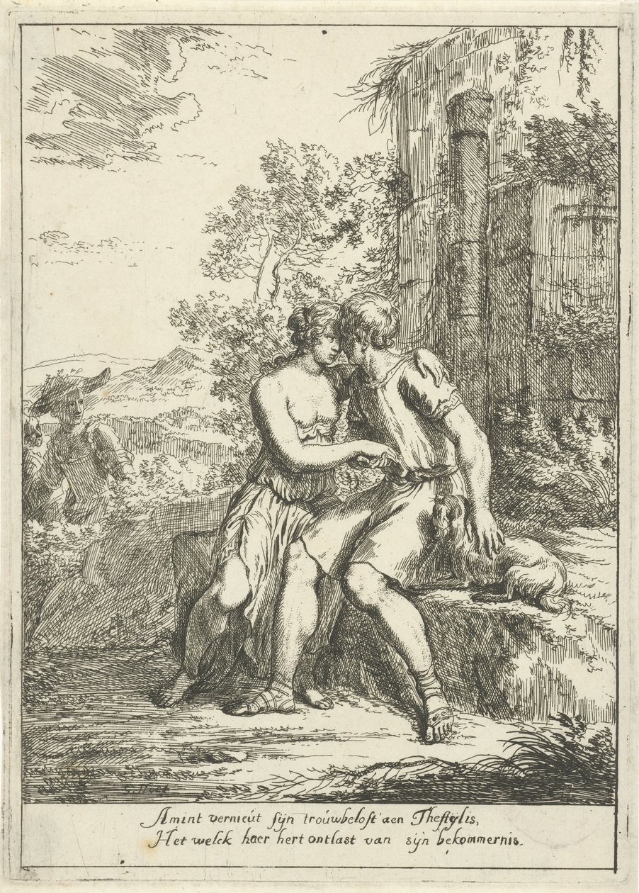 Aminta et Thestylis - Gerard Hoet (I)