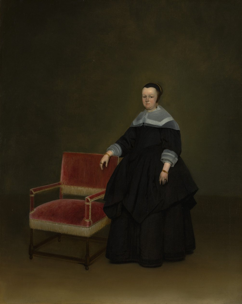 Margaretha van Haexbergen 1614-1676, vers 1666-67 - Gerard Terborch II