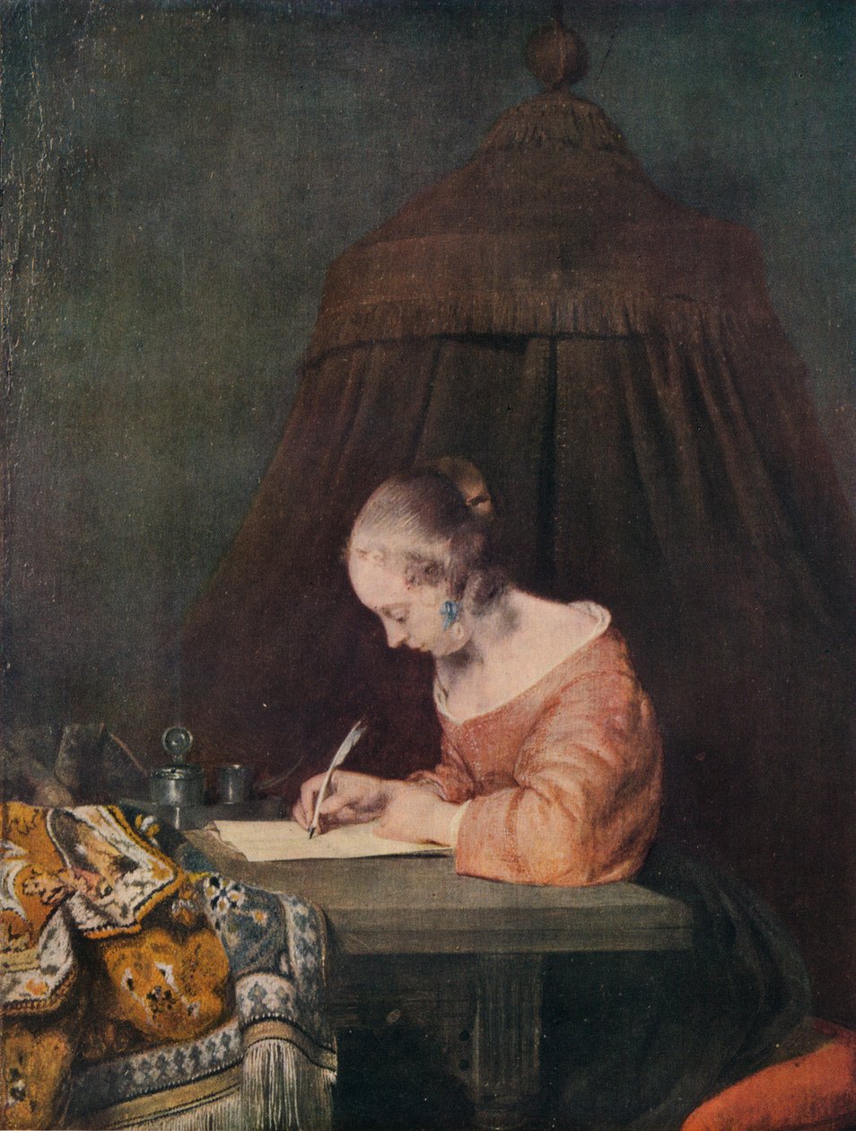 Femme écrivant une lettre, c1655, 1938 - Gerard Terborch II