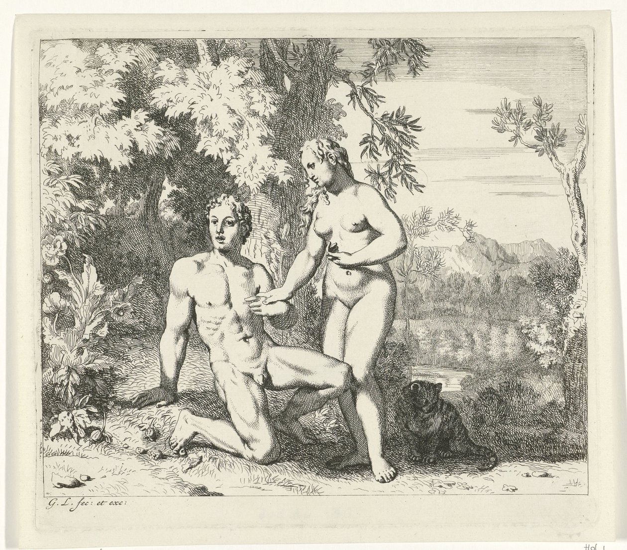 Adam et Ève au paradis - Gerard de Lairesse