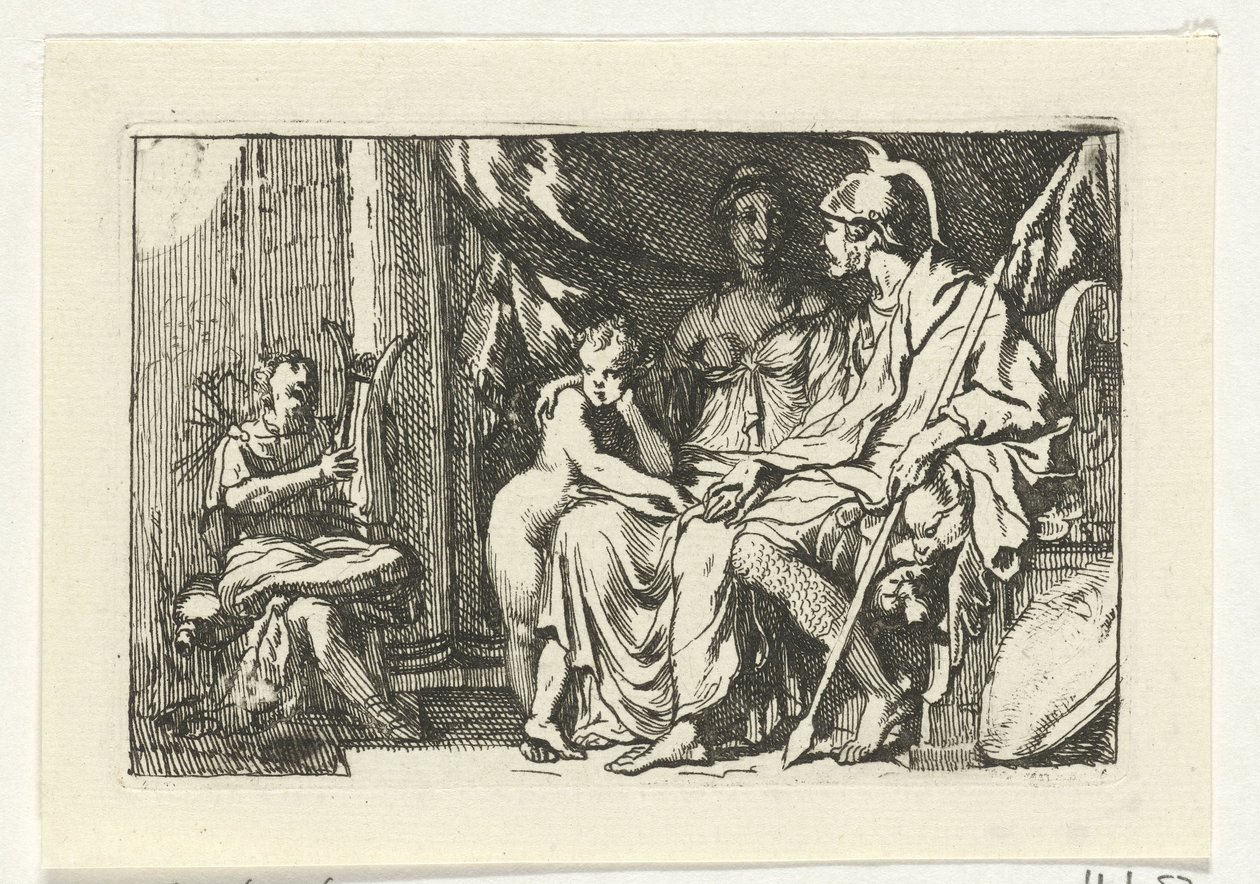 Énée raconte à Didon ses mésaventures (Histoire de Didon et Énée) - Gerard de Lairesse