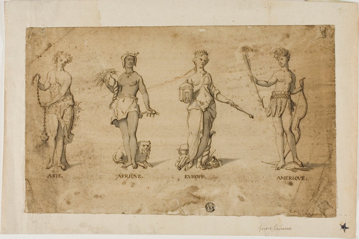 Quatre continents - Gerard de Lairesse