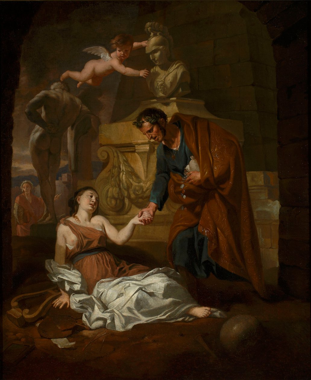 Gaius Maecenas (70 av. J.-C. - 8 av. J.-C.) soutient les beaux-arts en déclin - Gerard de Lairesse