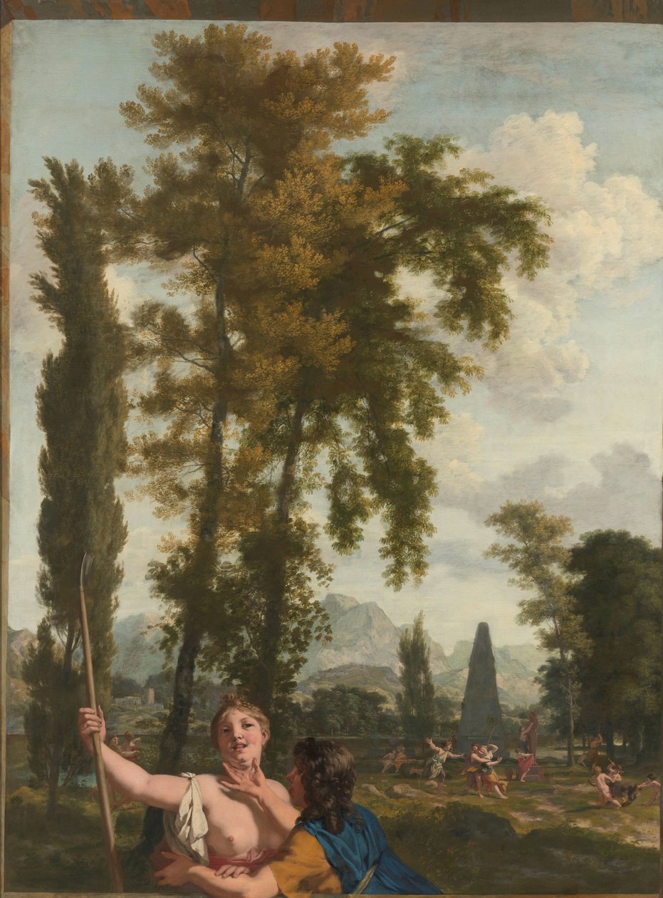 Paysage italien avec berger et bergère - Gerard de Lairesse
