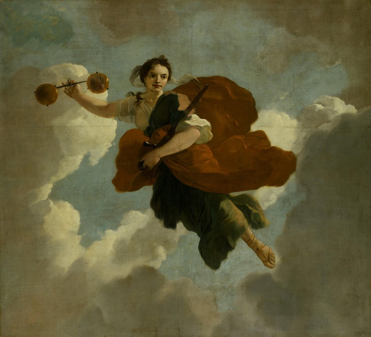 Justitia : Représentation allégorique des soins prodigués aux lépreux et aux innocents - Gerard de Lairesse
