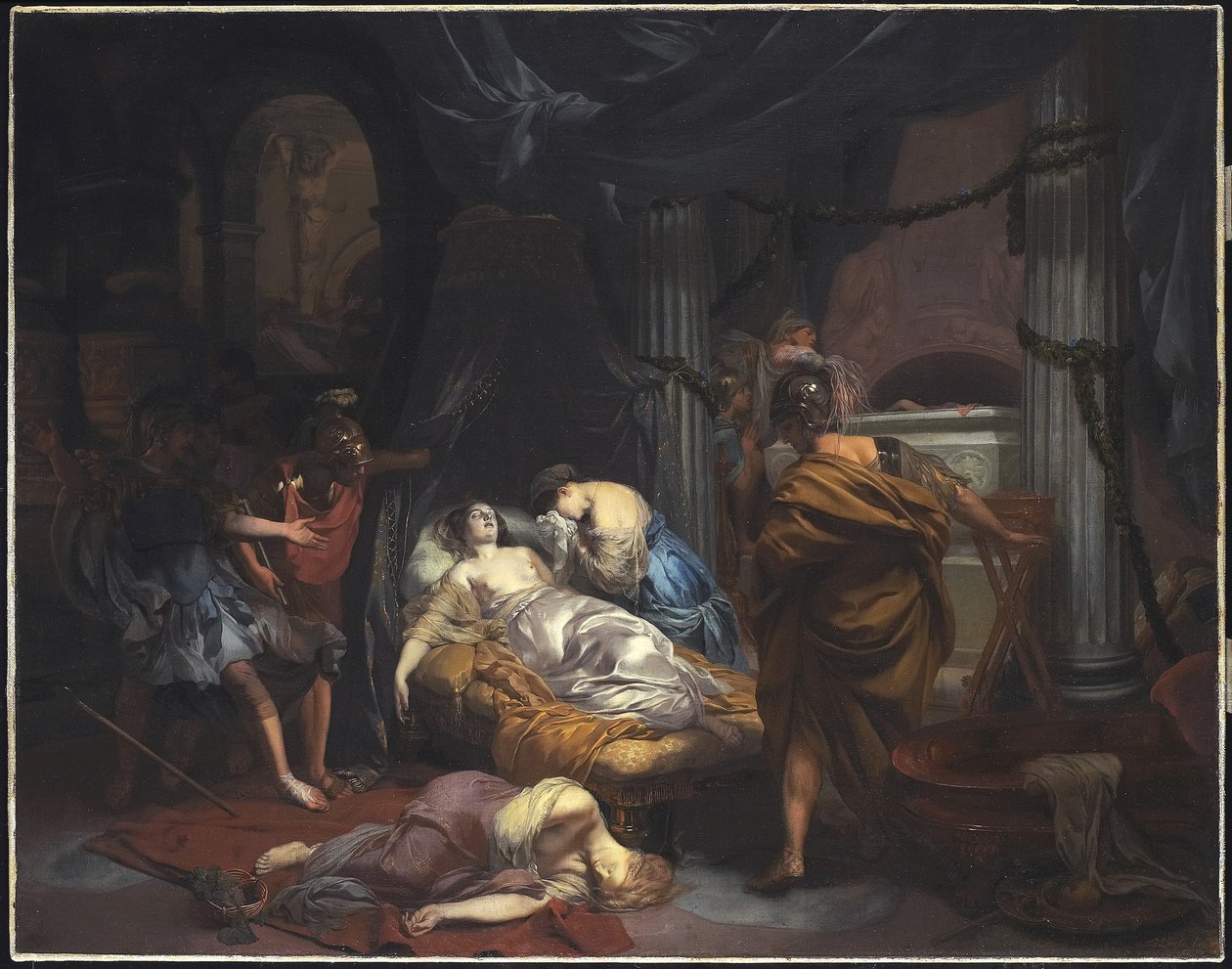 La mort de Cléopâtre, 1686 - Gerard de Lairesse
