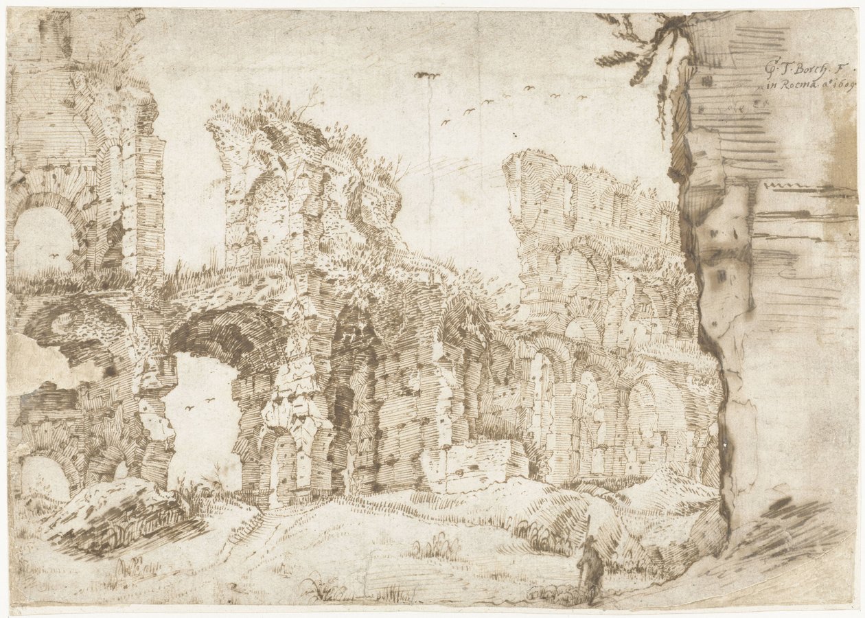 Ruines du Colisée, Rome, vues de l