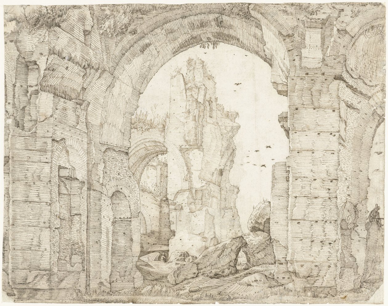 Ruines des thermes de Caracalla, Rome - Gerard ter Borch (I)