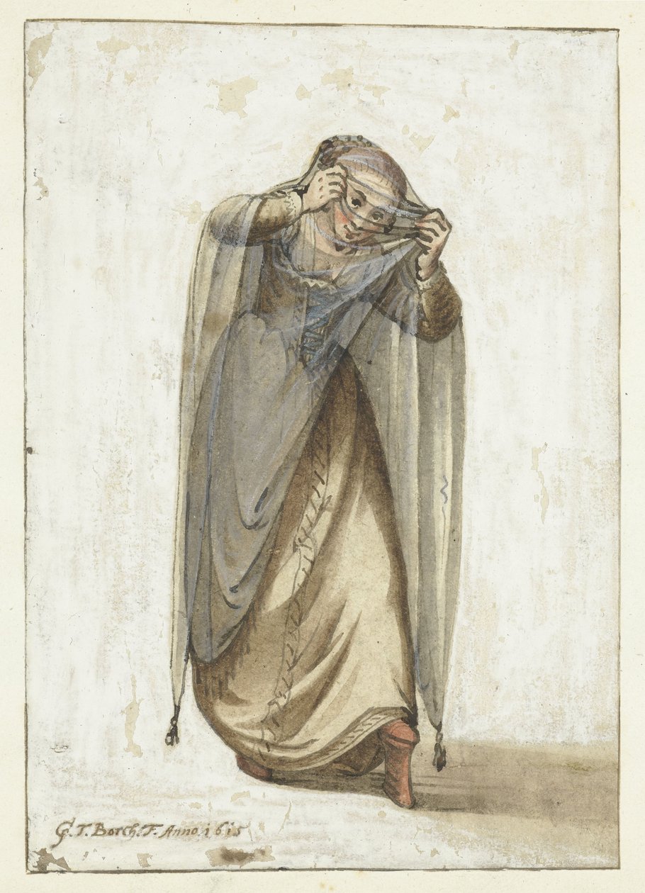 Courtisane vénitienne - Gerard ter Borch (I)