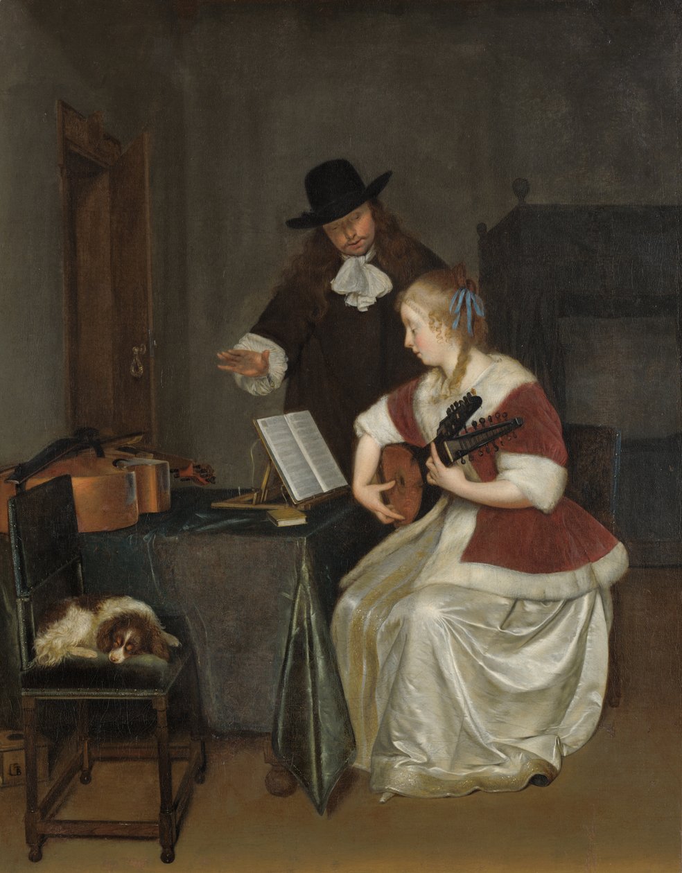 La leçon de musique - Gerard ter Borch