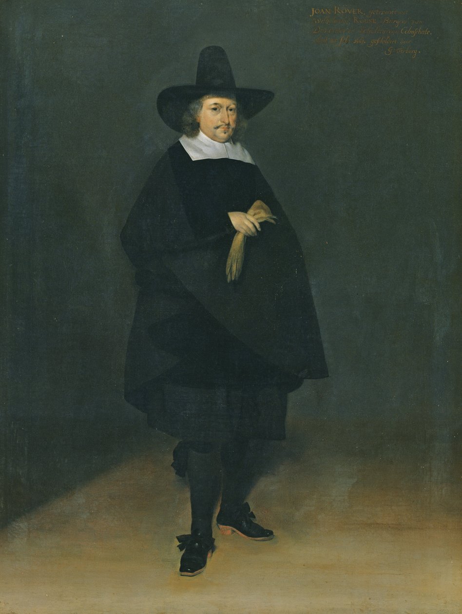 Portrait du bourgmestre Jan Roever (1610-61) - Gerard ter Borch