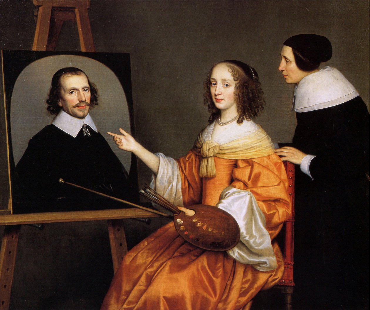 Néerlandais : Margaretha Maria de Roodere (c. 1625-1666) Margaretha Maria de Roodere (c. 1625-1666) - Gerard van Honthorst