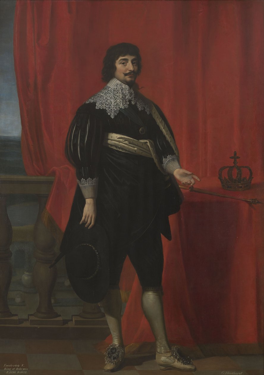 Portrait de Frédéric V, roi de Bohême (1596-1632) - Gerard van Honthorst