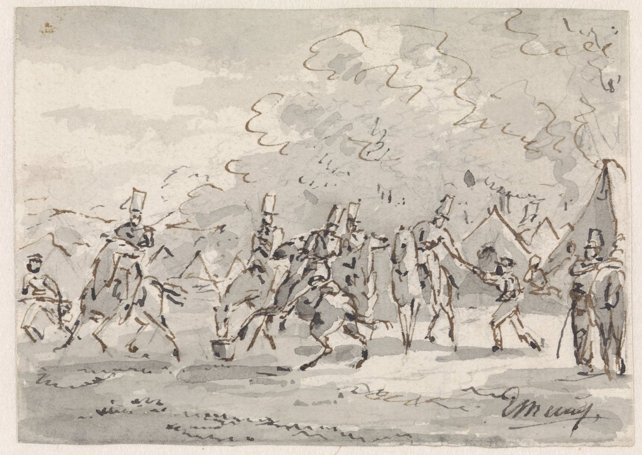 Cavalerie près d