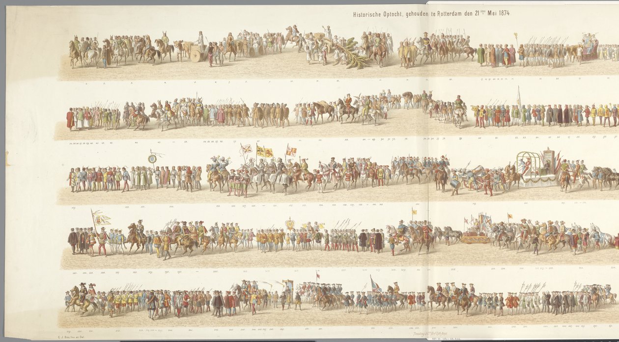 Cortège historique à Rotterdam - Gerardus Johannes Bos