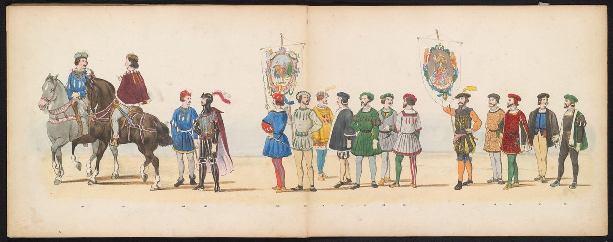 Mascarade des étudiants de Leyde, 1855 (pl. 13) - Gerardus Johannes Bos