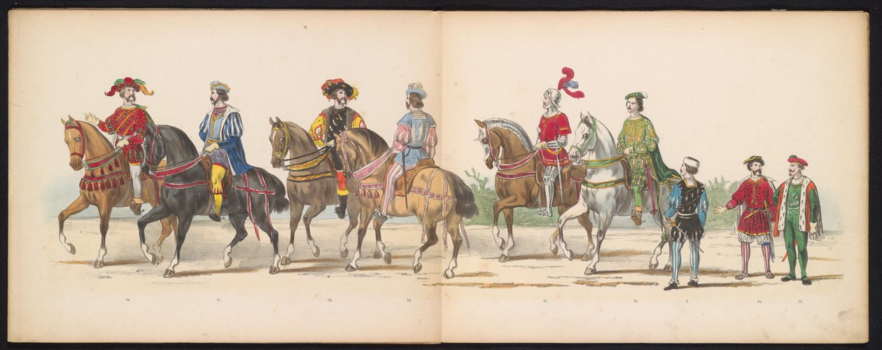 Mascarade des étudiants de Leyde, 1855 (pl. 9) - Gerardus Johannes Bos