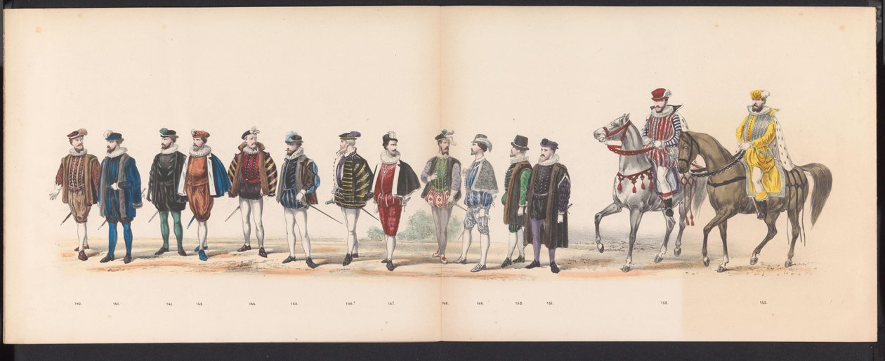 Mascarade des étudiants de Leyde, 1870 (plaque 12) - Gerardus Johannes Bos