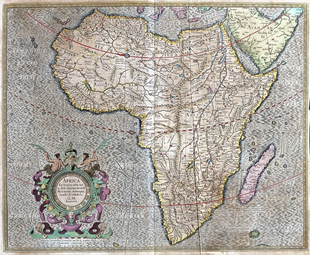 Afrique - Gerardus Mercator