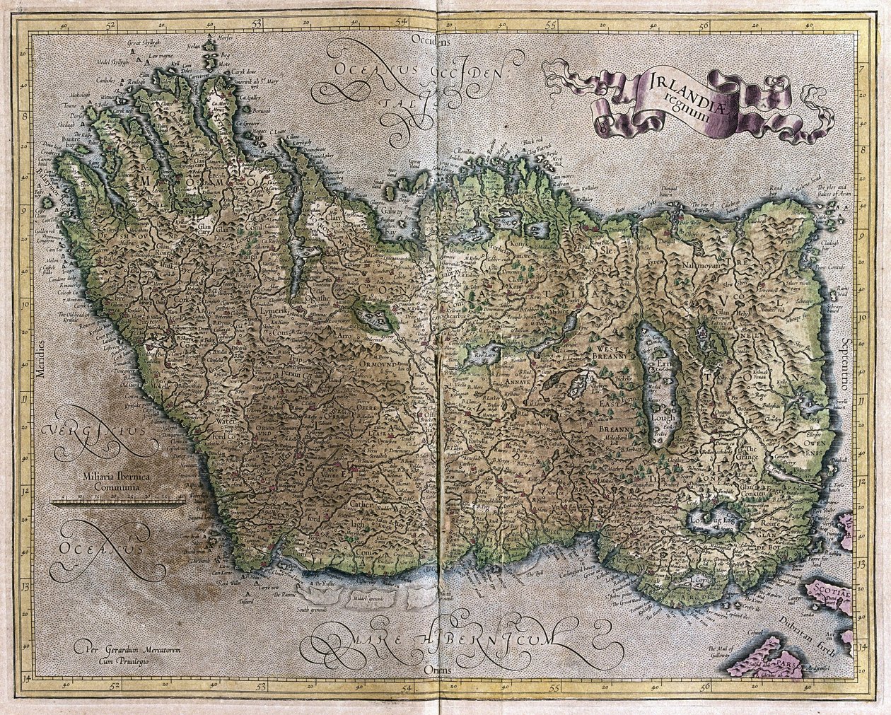Irlande - Gerardus Mercator