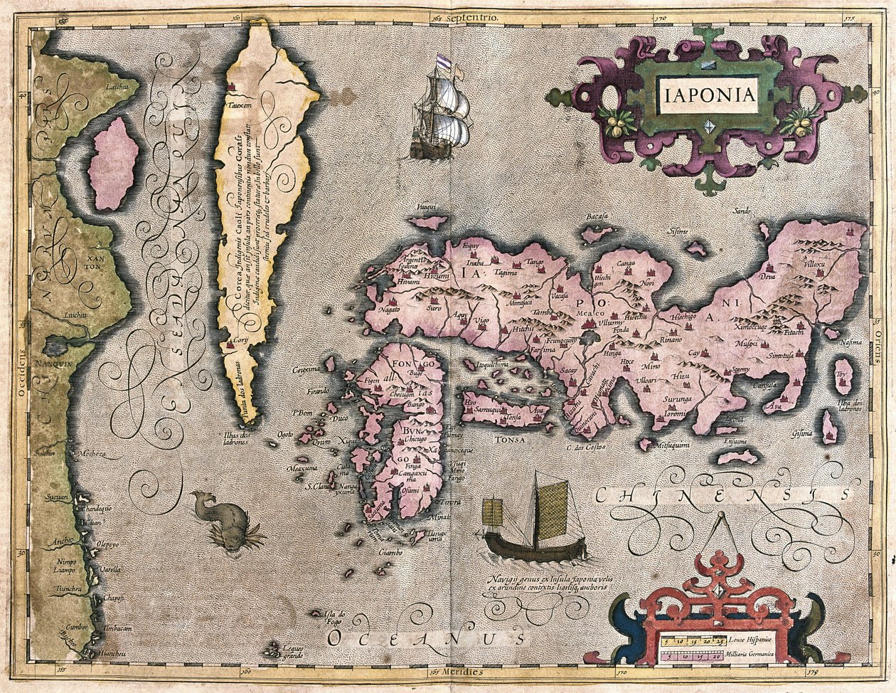 Japon (gravure) - Gerardus Mercator