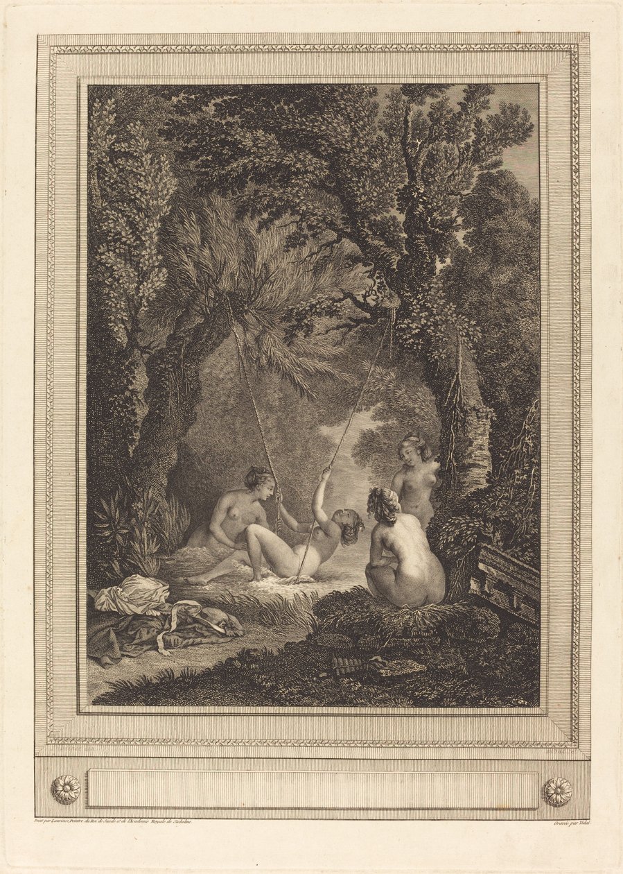 La Balançoire Mystérieuse - Geraud Vidal after Nicolas Lavreince