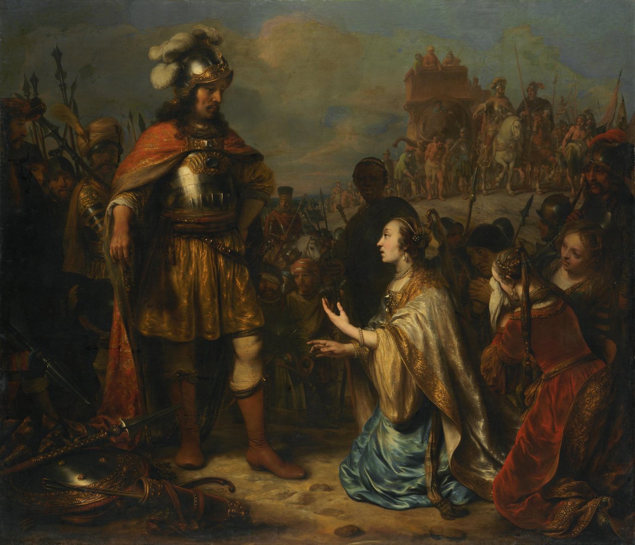 Alexandre et les femmes de Darius - Gerbrand van den Eeckhout
