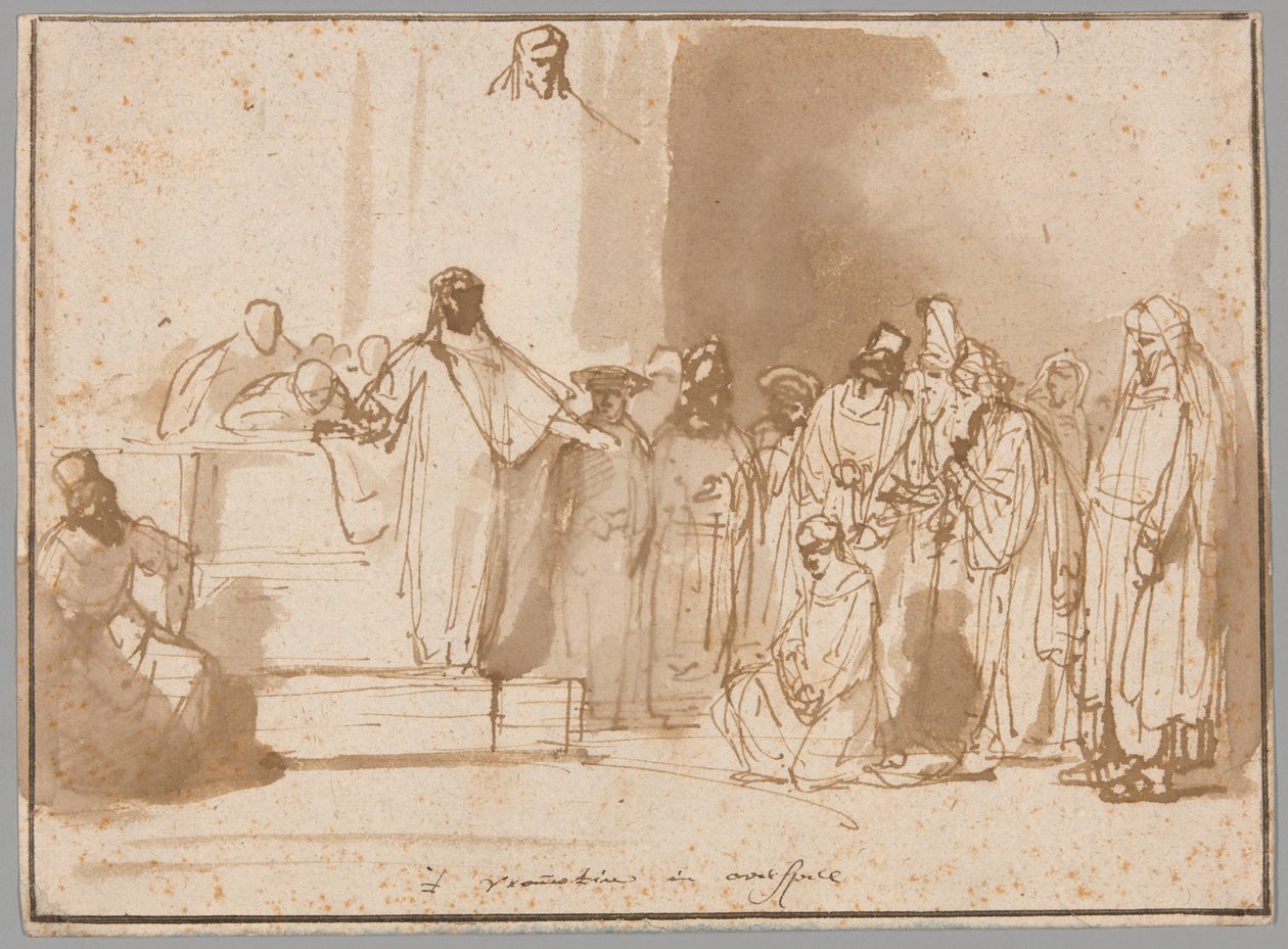 Le Christ et la femme adultère - Gerbrand van den Eeckhout