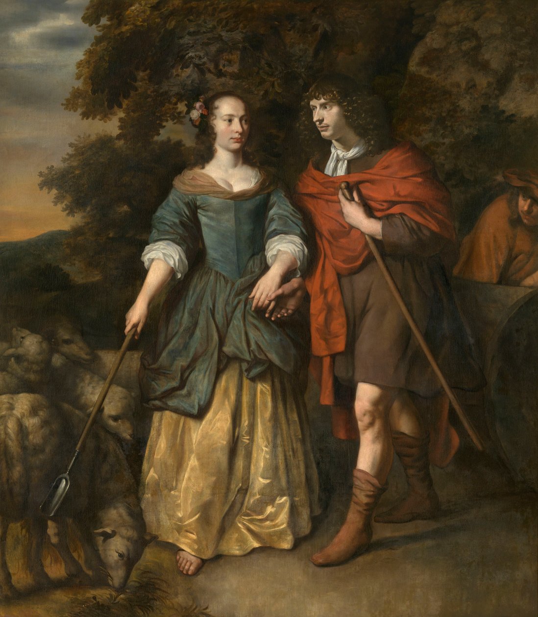 Jeune couple en costumes de bergers - Gerbrand van den Eeckhout