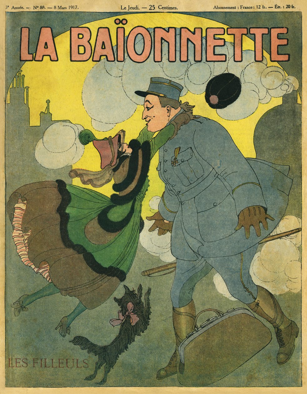 Couverture des journaux français La Baionnette - Gerda Marie Frederike Wegener