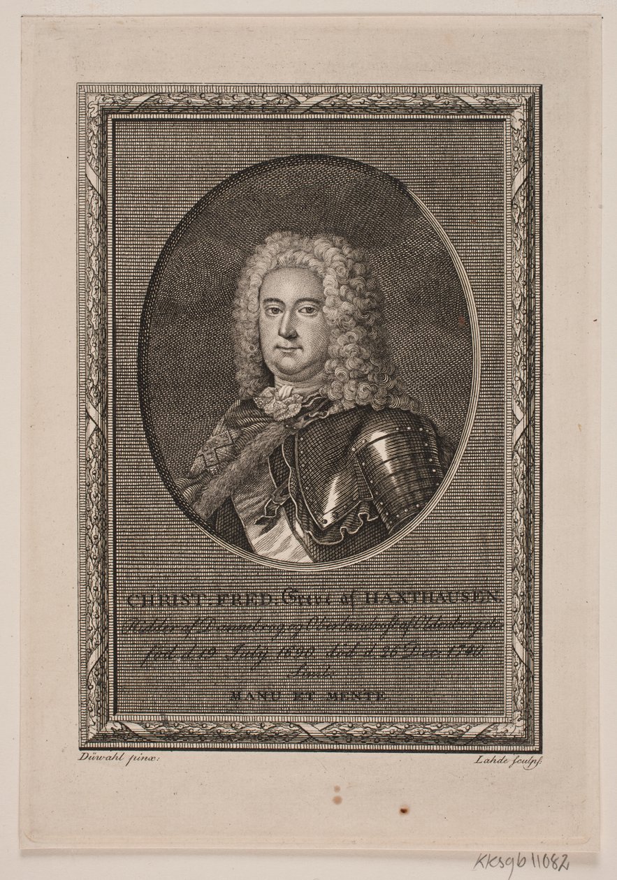 Danois : Christian Frederik Comte de Haxthausen - Gerhard Ludvig Lahde
