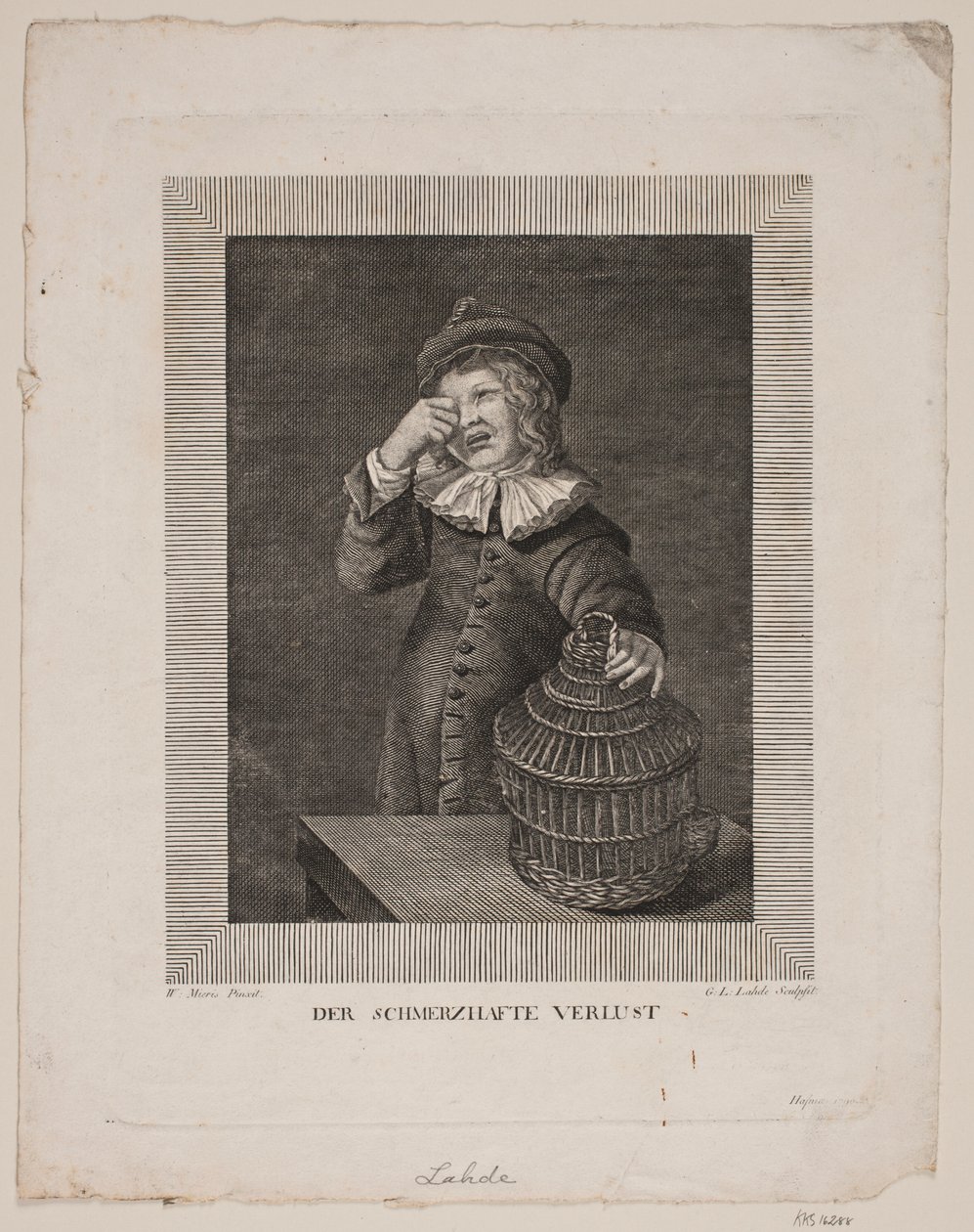 La perte douloureuse - Gerhard Ludvig Lahde
