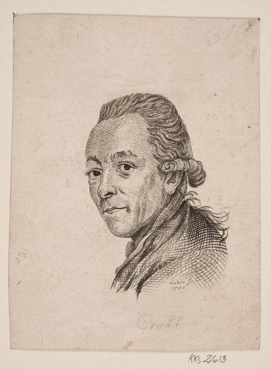 Portrait du peintre A. Graff - Gerhard Ludvig Lahde